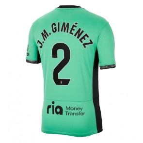 Atletico Madrid Jose Gimenez #2 Tredje trøje 2023-24 Kort ærmer